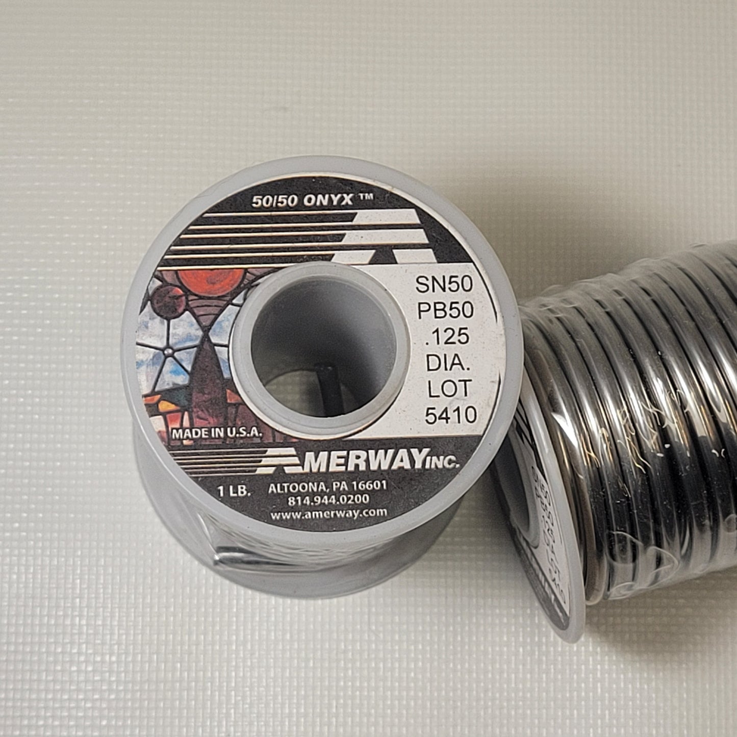 Amerway 50/50 Solder Roll - 1 lb (16 oz)