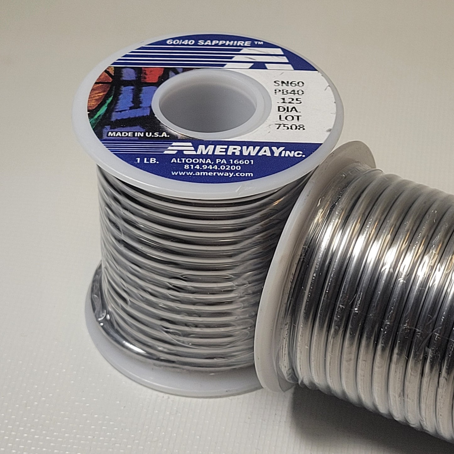 Amerway 60/40 Solder Roll - 1 lb (16 oz)