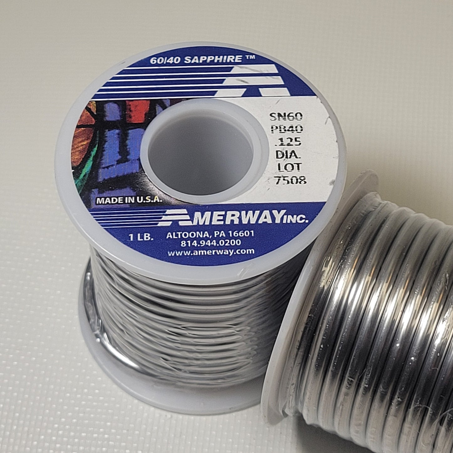 Amerway 60/40 Solder Roll - 1 lb (16 oz)