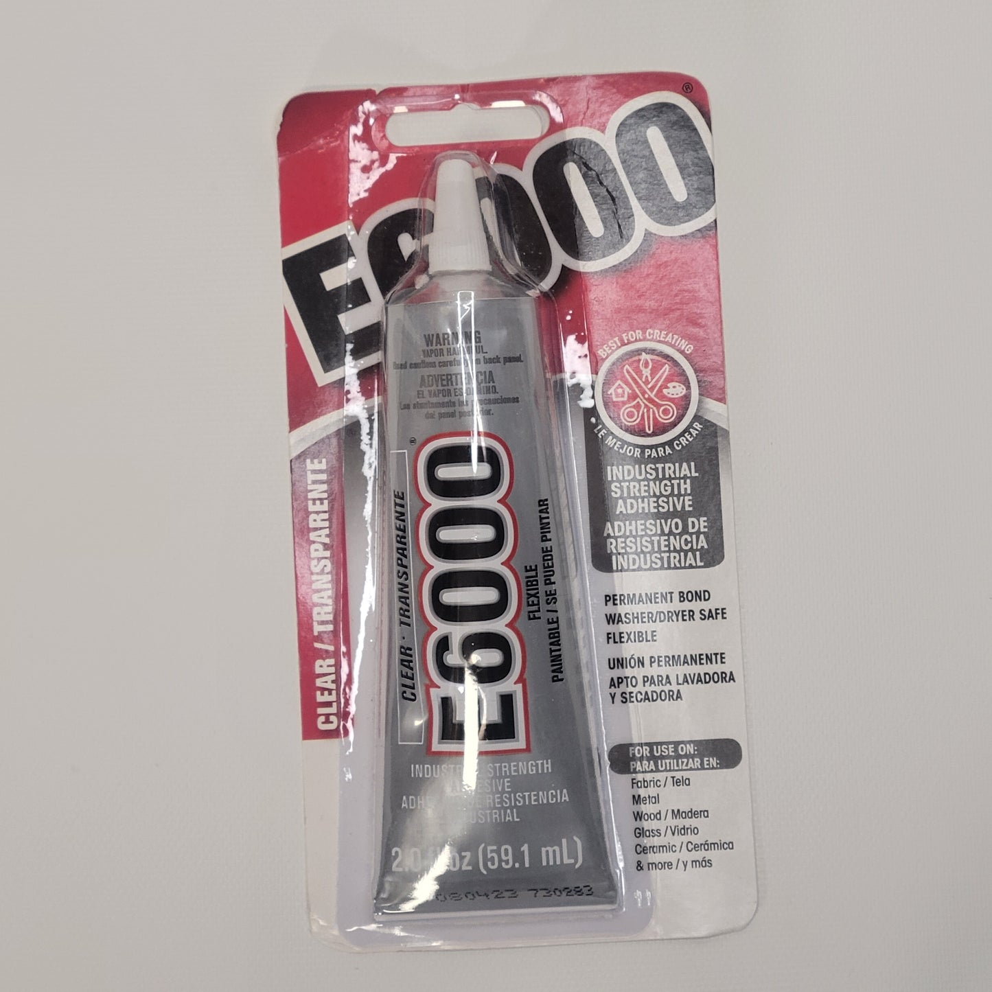 E6000 Clear Glue / Adhesive - 2 oz (60 ml) Tube