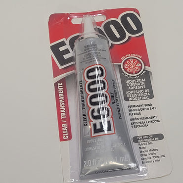 E6000 Clear Glue / Adhesive - 2 oz (60 ml) Tube