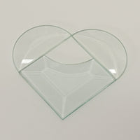 Project Kit: 4" Clear Multi Beveled Heart