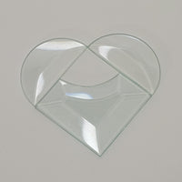 Project Kit: 4" Clear Multi Beveled Heart