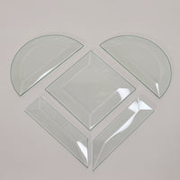 Project Kit: 7" Multi Beveled Heart (3"Sq Center)