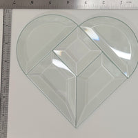 Project Kit: 7" Multi Beveled Heart (2" Sq Center)