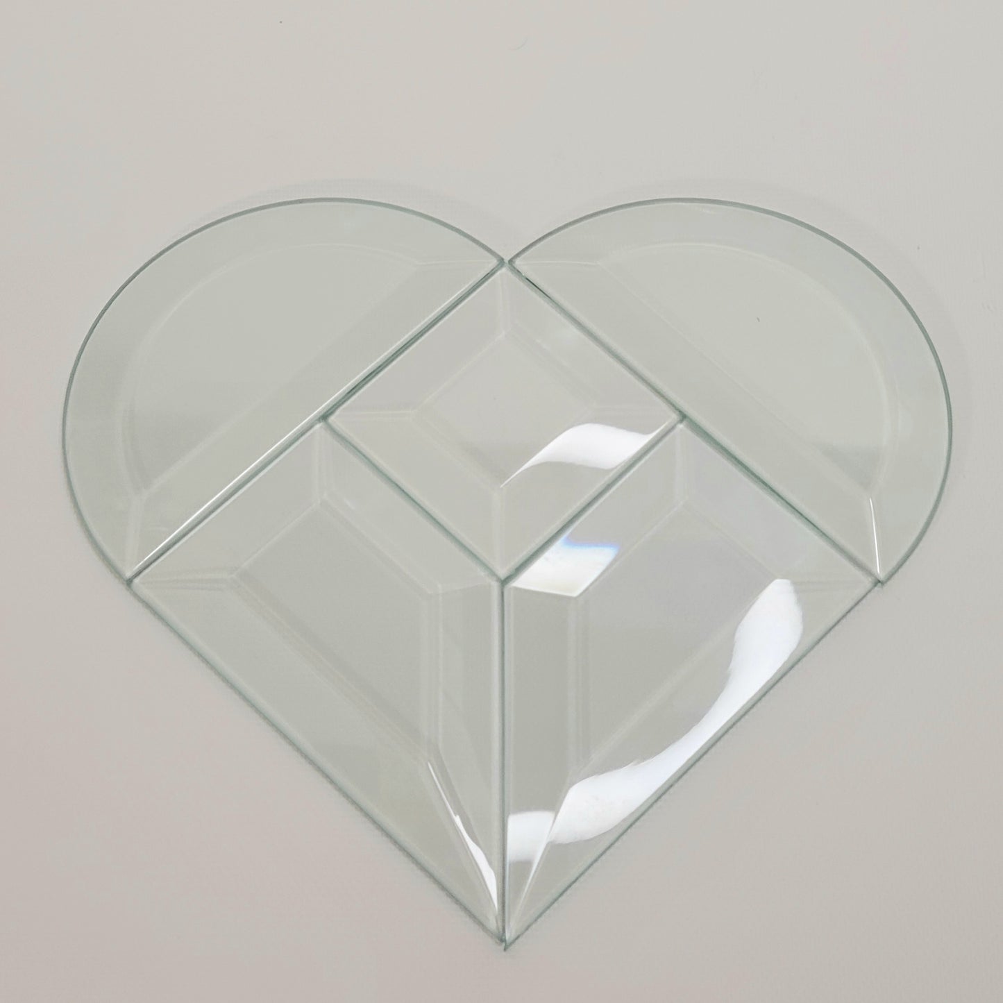 Project Kit: 7" Multi Beveled Heart (2" Sq Center)