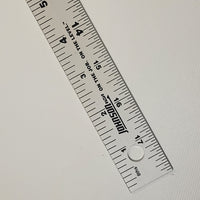 18-Inch Stainless Steel Ruler with No-Slip Cork Back