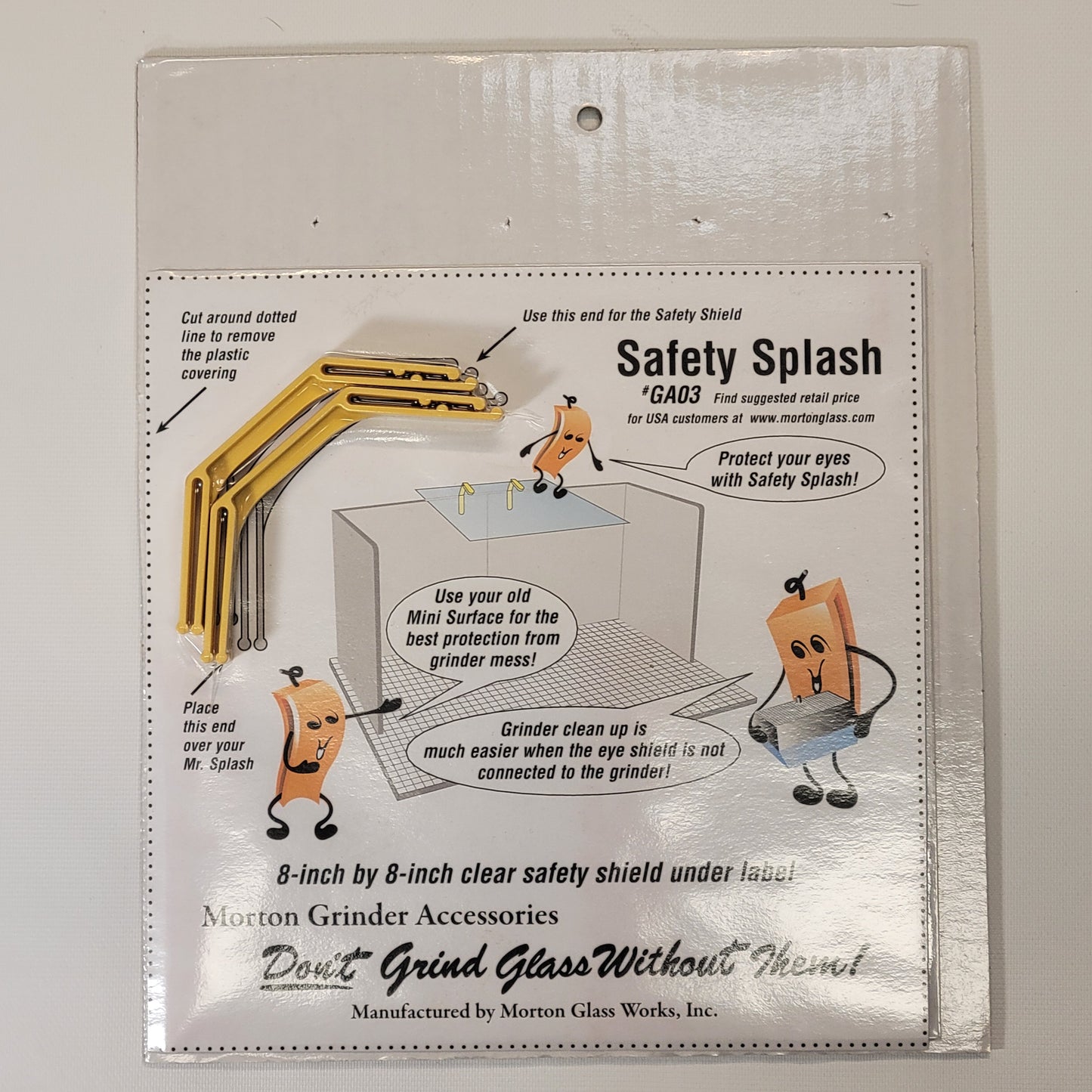 Morton Safety Splash Clear Shield (8"x8")