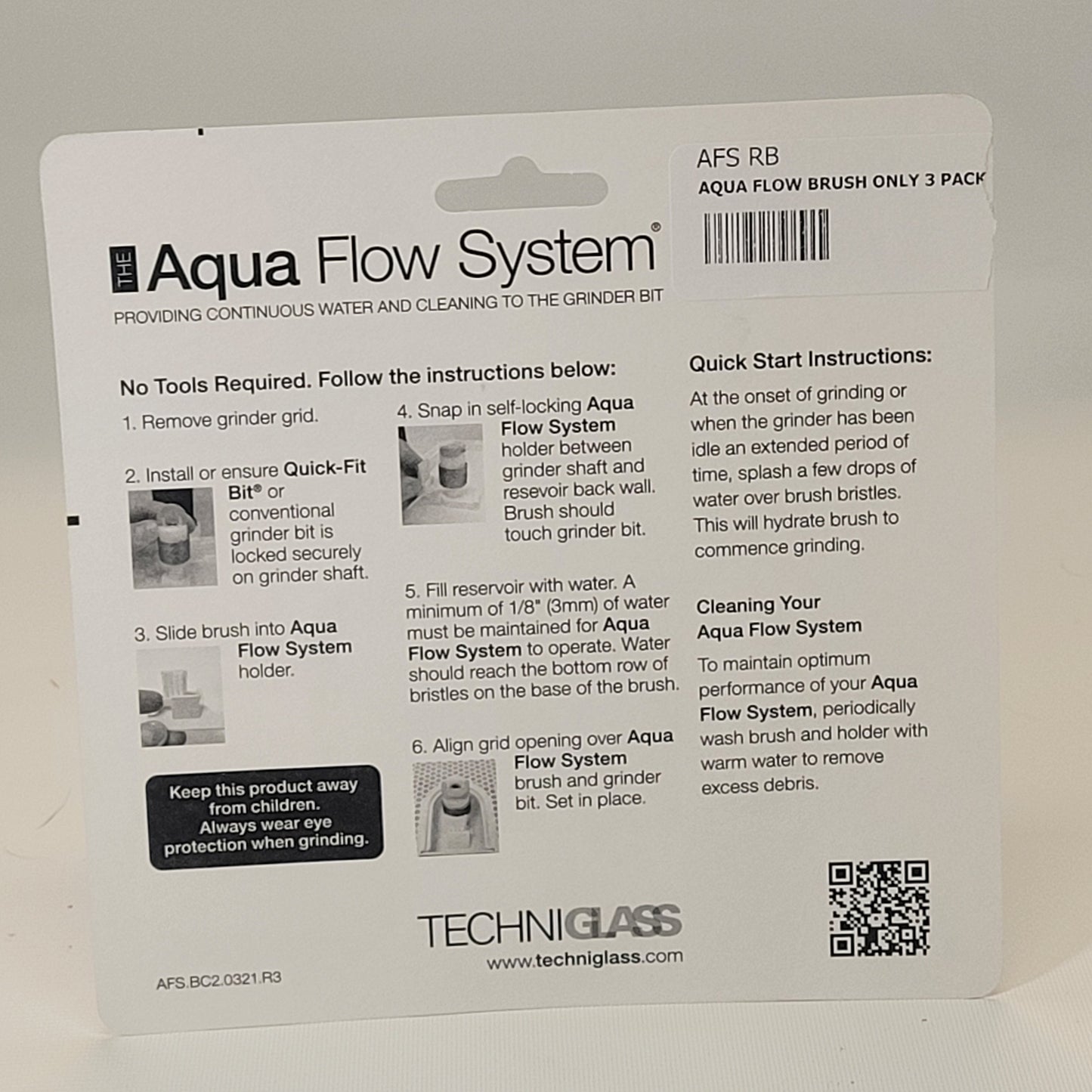 Techniglass Aqua Flow System Brush Replacements