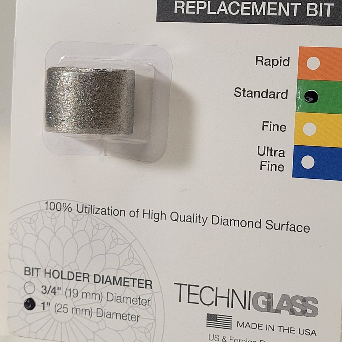 Quick Fit Sleeve - 1" Standard Grit Replacement Bit