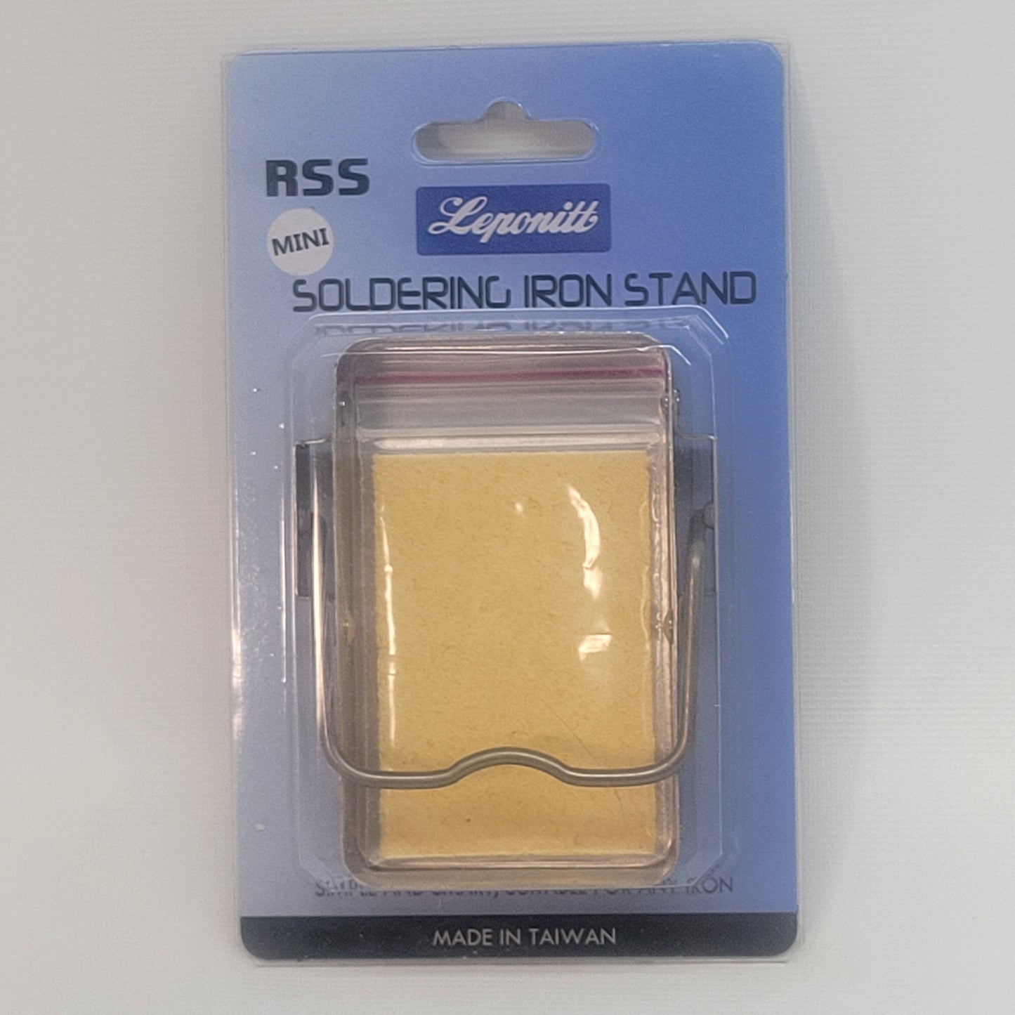 Simple Soldering Iron Prop-Style Stand – With Cleaning Sponge