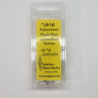 5/8” Leponitt Steel Point Aluminum Push-Pins | 25 or 100 Pack