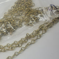 18g Brass Plated Jack Chain (5 Feet)