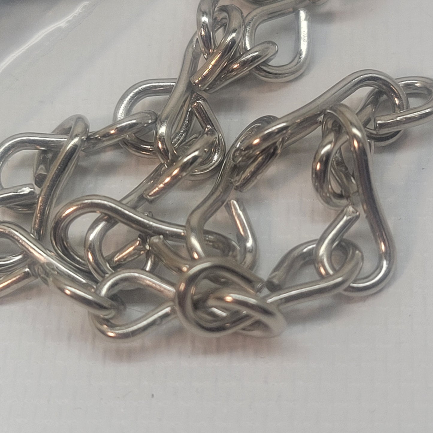 18g Silver Plated Jack Chain (5 Feet)