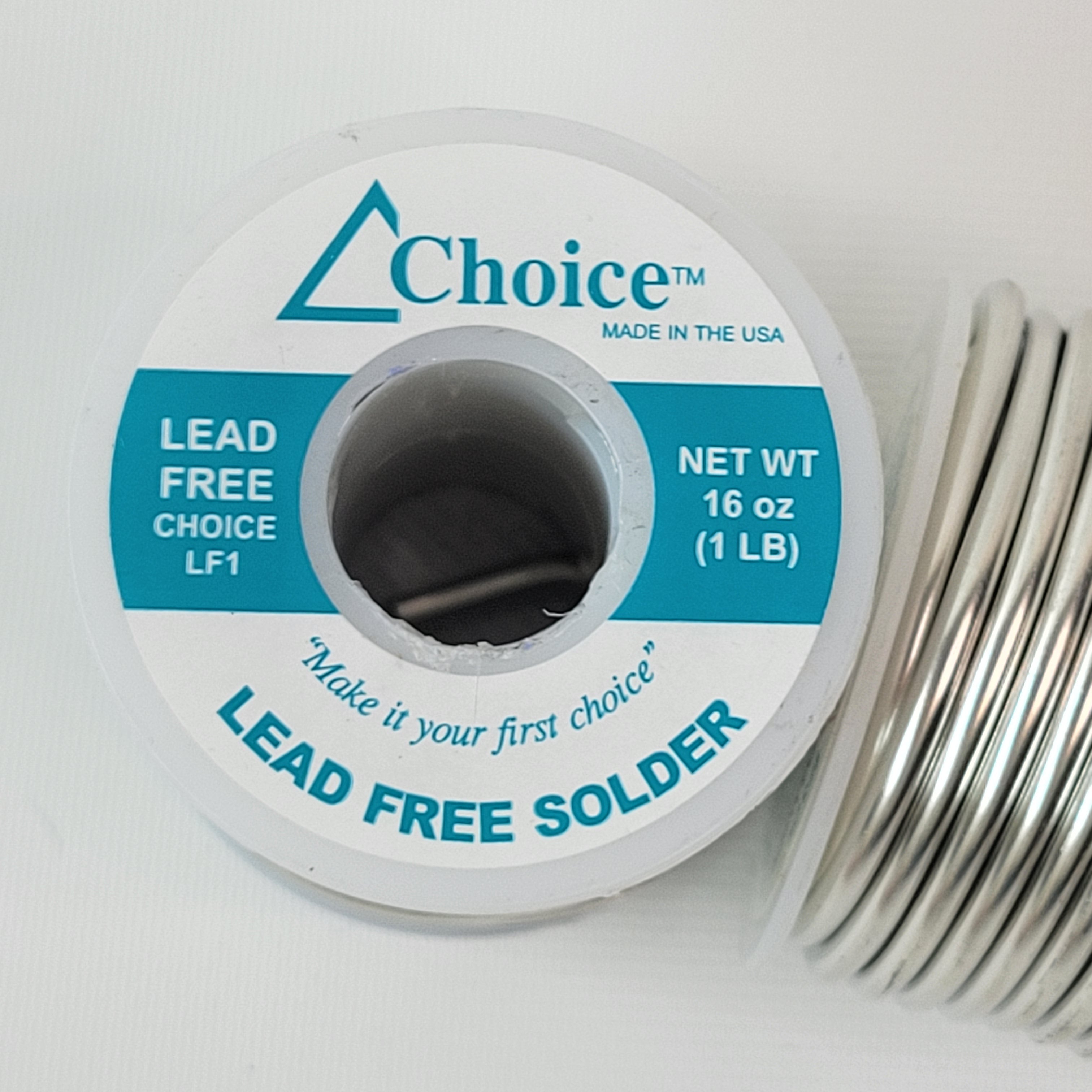 Choice Lead Free Solder Roll - 1 LB (16 oz)