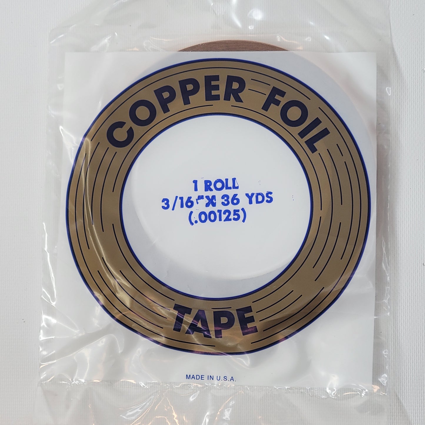 3/16" EDCO Copper Foil Tape (36 yds)