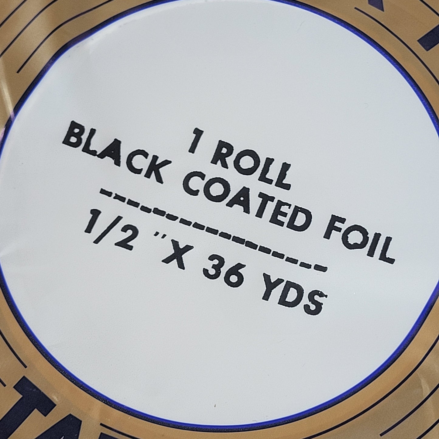 1/2" EDCO Black Back Copper Foil Tape (36 yds)