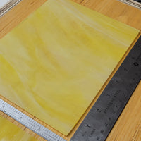 Cadmium Yellow - Olive Oil Stained Glass – Wissmach - 2 Sheets