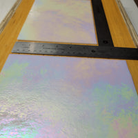 White Iridescent Stained Glass - 2 Sheets (6"x8")
