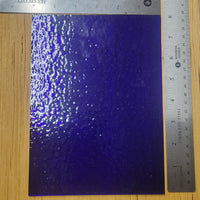 Cobalt Blue Cathedral Classic Wissmach Stained Glass - 2 Sheets (6"x8")
