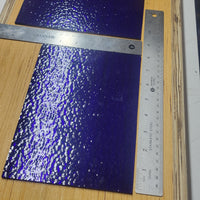 Cobalt Blue Cathedral Classic Wissmach Stained Glass - 2 Sheets (6"x8")