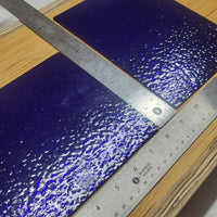 Cobalt Blue Cathedral Classic Wissmach Stained Glass - 2 Sheets (6"x8")