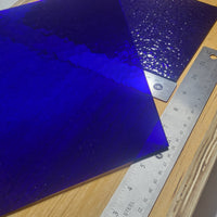 Cobalt Blue Cathedral Classic Wissmach Stained Glass - 2 Sheets (6"x8")