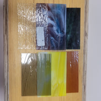 6 Piece Stained Glass Variety Pack - 4x6 inch pieces