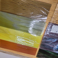 6 Piece Stained Glass Variety Pack - 4x6 inch pieces