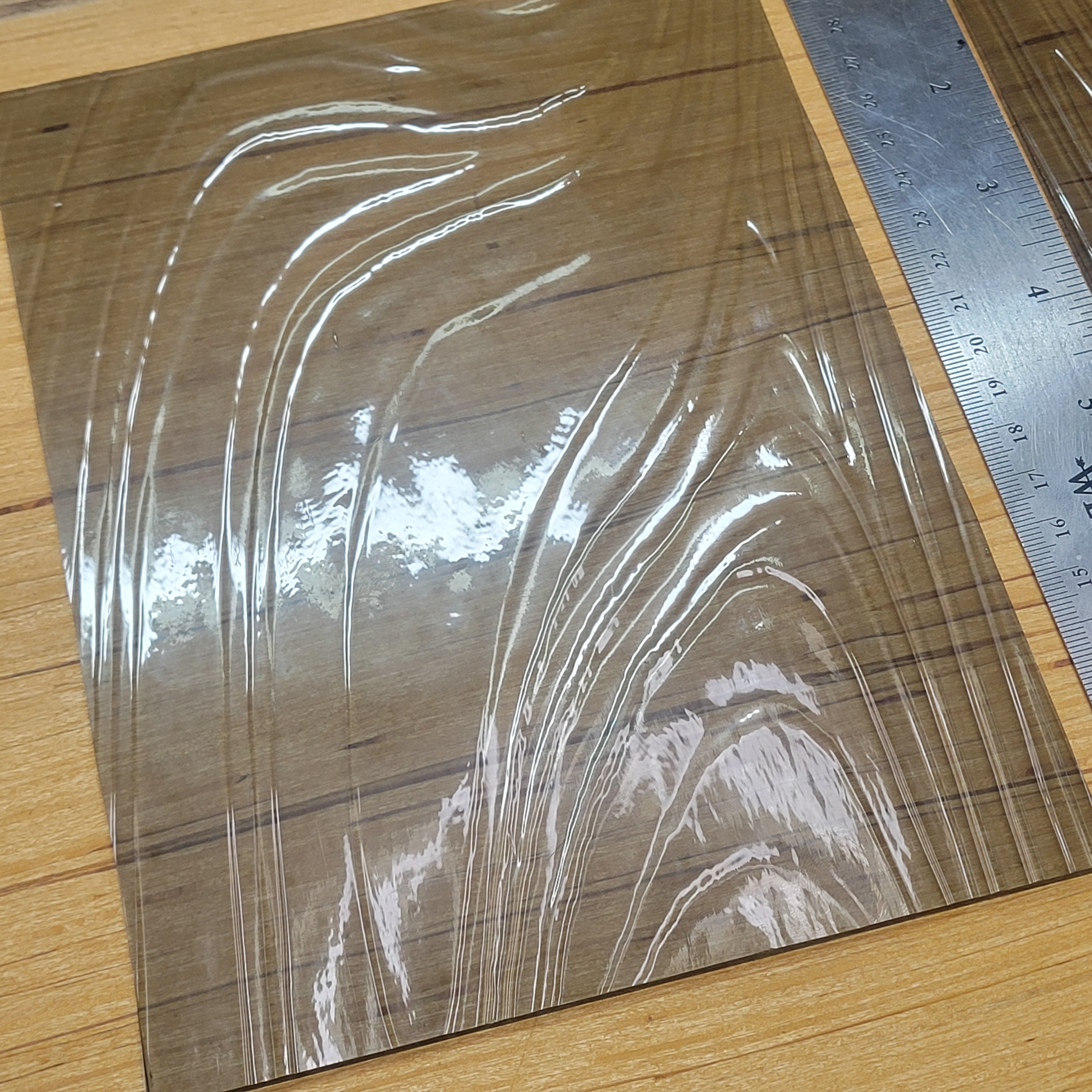 Gray Barn Wood Stained Glass - 2 Sheets (6"x8")