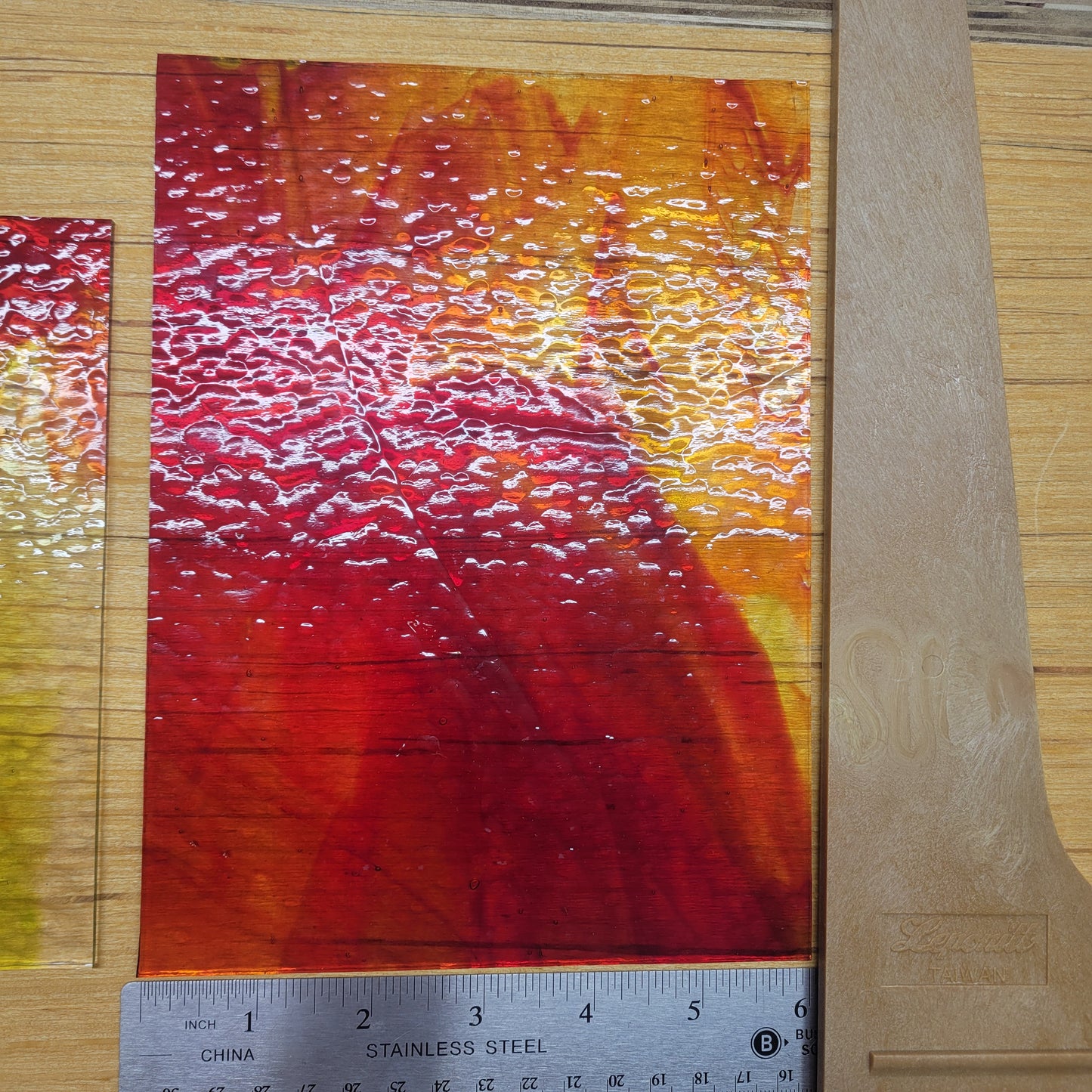 Saffron Classic - Wissmach Stained Glass - 2 Sheets (6"x8")