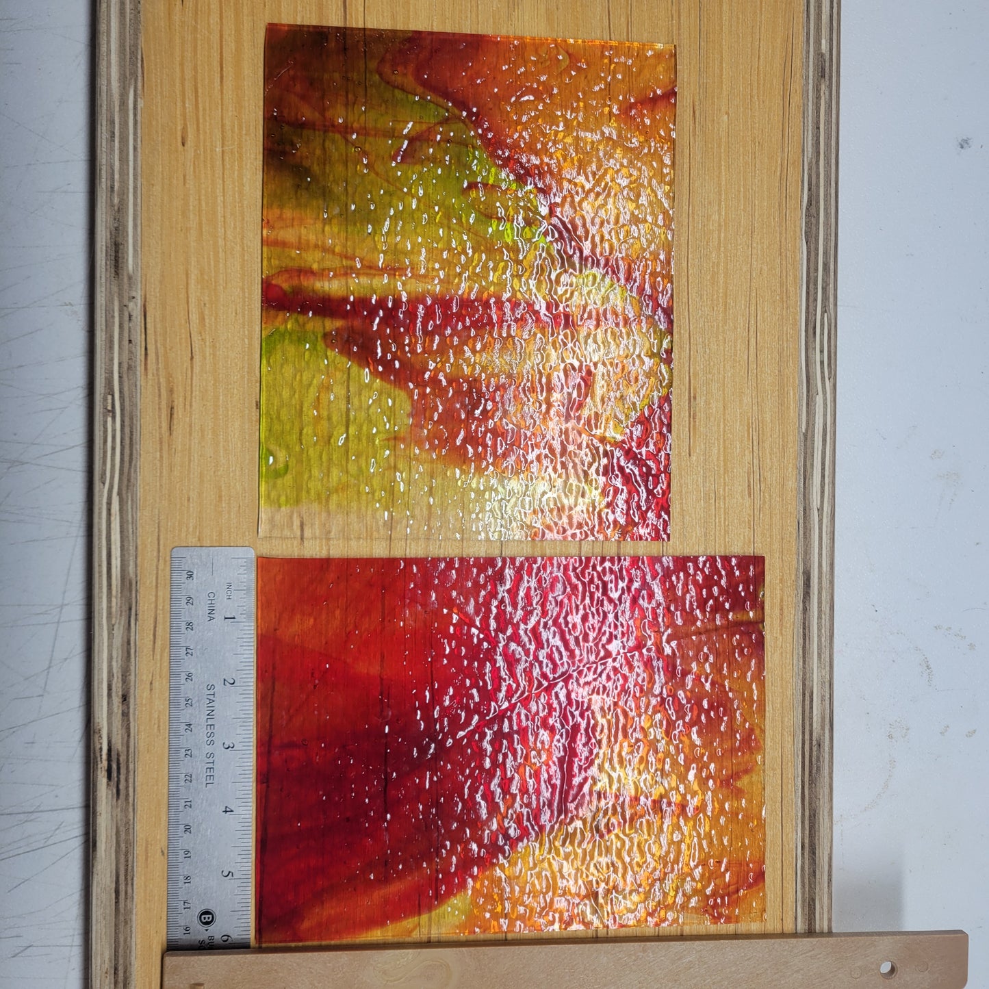 Saffron Classic - Wissmach Stained Glass - 2 Sheets (6"x8")