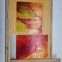 Saffron Classic - Wissmach Stained Glass - 2 Sheets (6"x8")