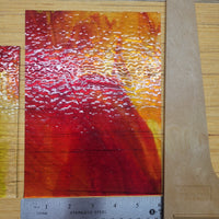 Saffron Classic - Wissmach Stained Glass - 2 Sheets (6"x8")
