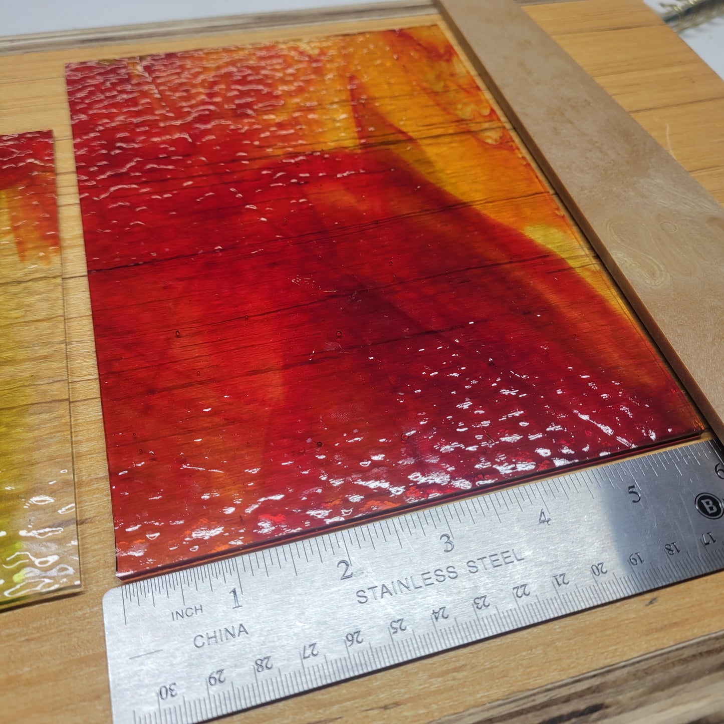 Saffron Classic - Wissmach Stained Glass - 2 Sheets (6"x8")