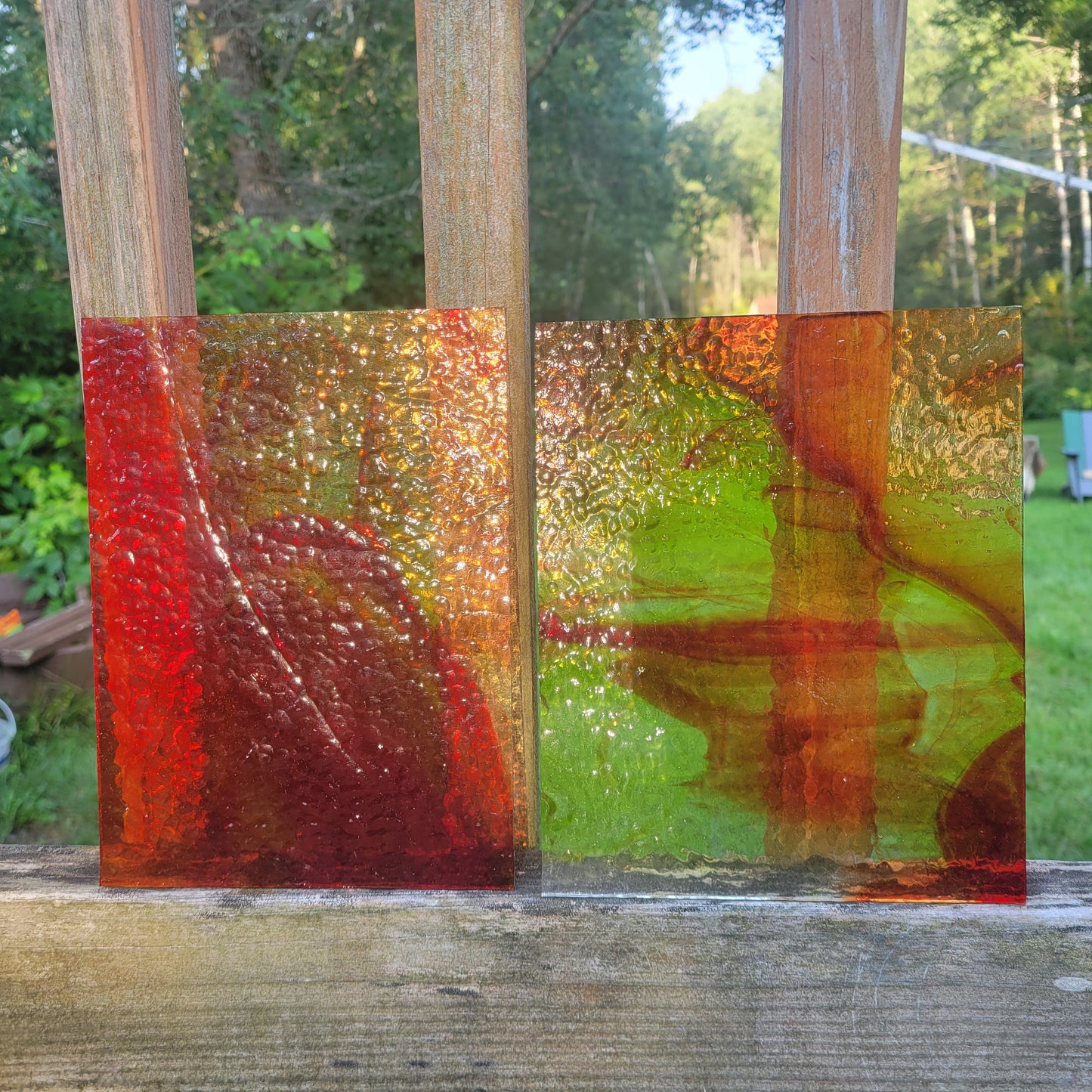 Saffron Classic - Wissmach Stained Glass - 2 Sheets (6"x8")