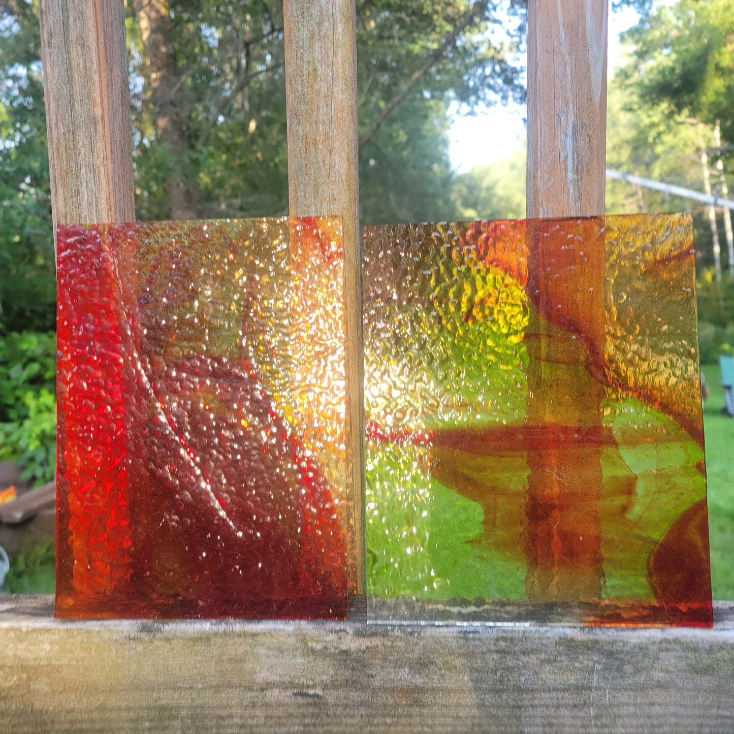 Saffron Classic - Wissmach Stained Glass - 2 Sheets (6"x8")