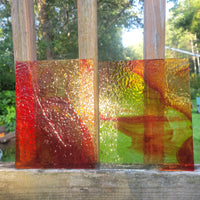 Saffron Classic - Wissmach Stained Glass - 2 Sheets (6"x8")