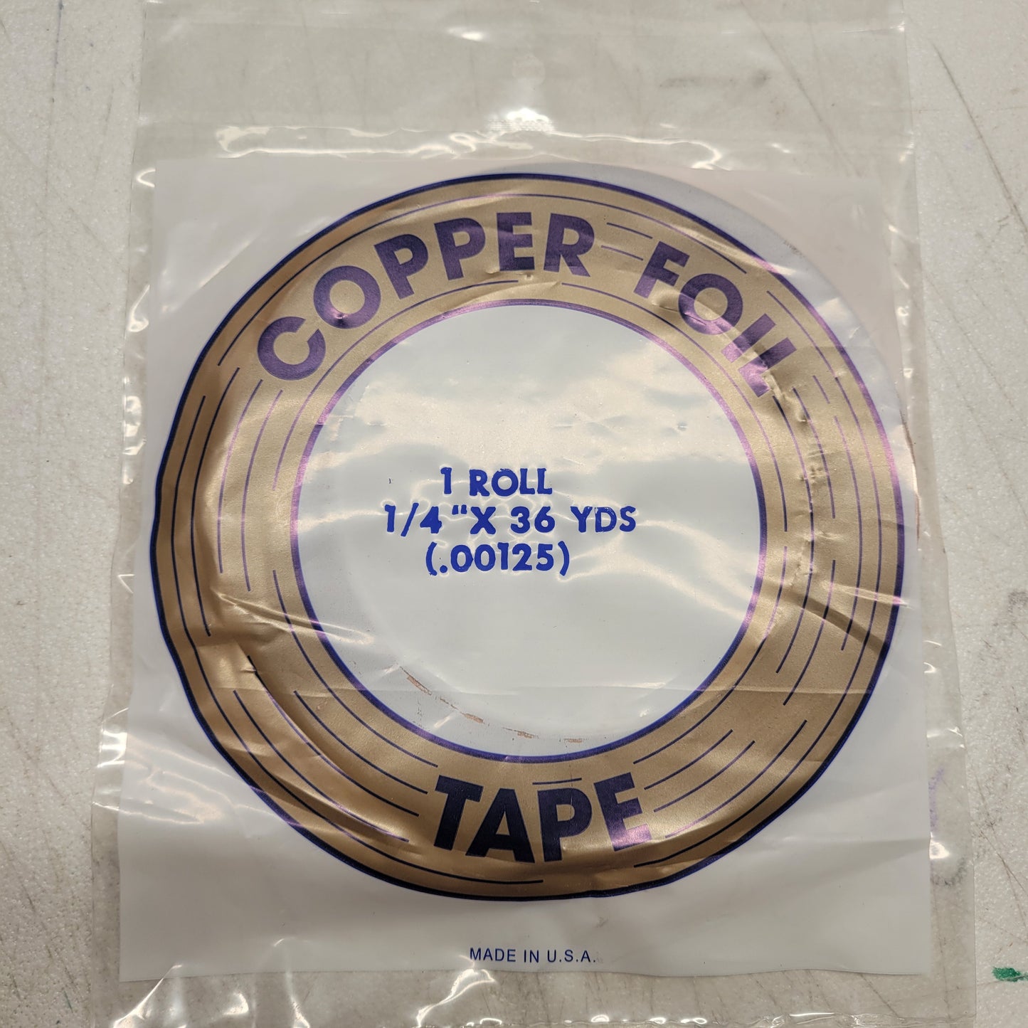 1/4" EDCO Copper Foil Tape (36 yds)