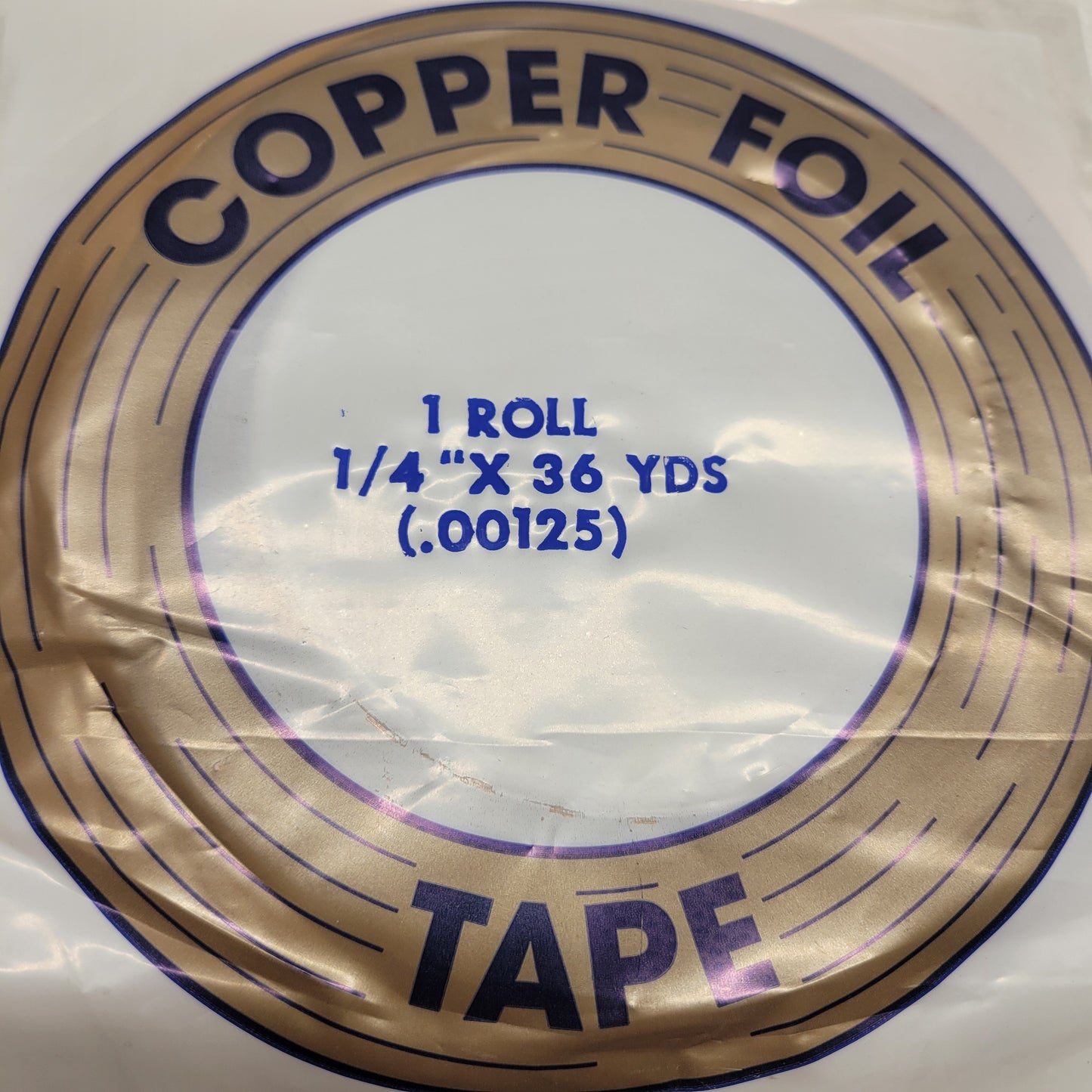 1/4" EDCO Copper Foil Tape (36 yds)