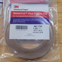CLEARANCE 3M Venture Tape 1/2" Copper Foil | Lot of 5 Rolls