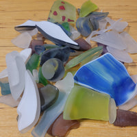 14 oz Tumbled Colored Glass | Recycled Hot Glass COE96