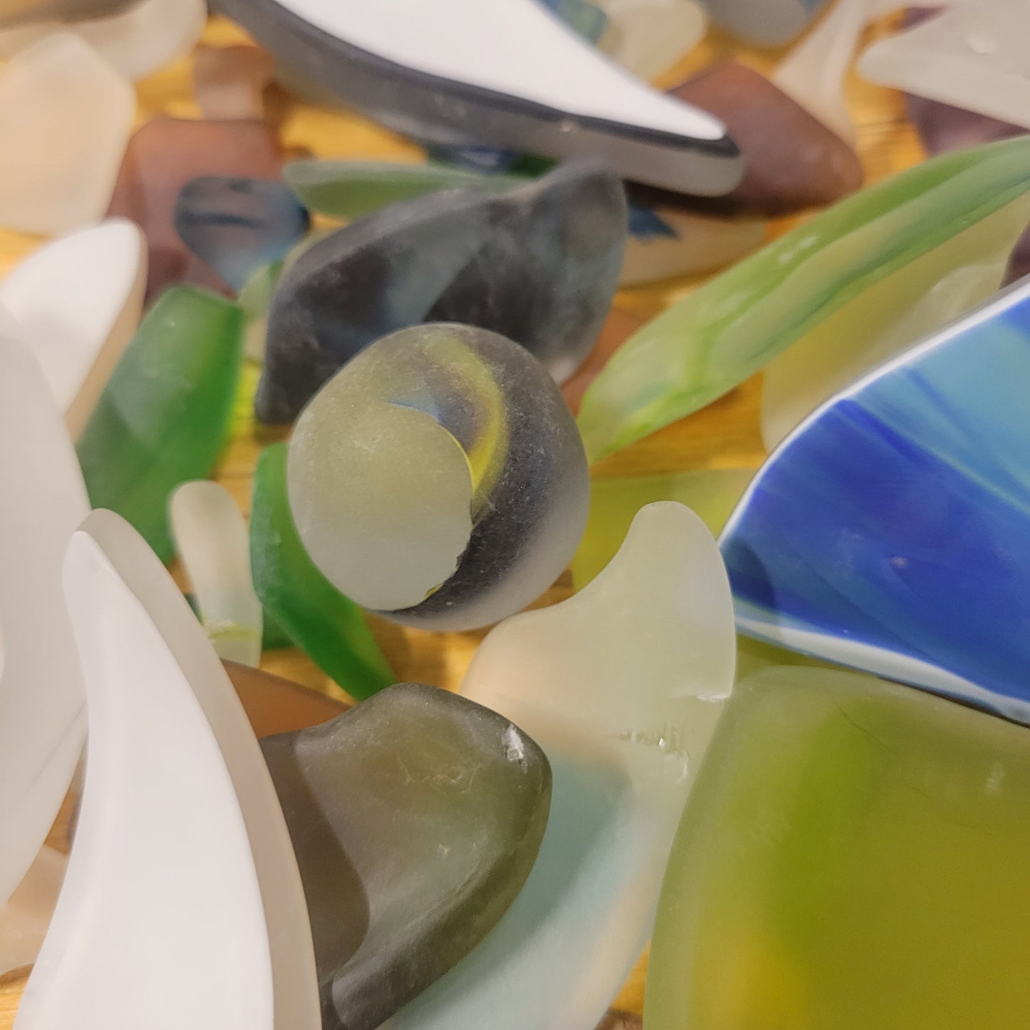 14 oz Tumbled Colored Glass | Recycled Hot Glass COE96