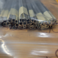 CLEARANCE 10" Zinc U-Came Channel Strips | 1/8" Face, 100 Pack