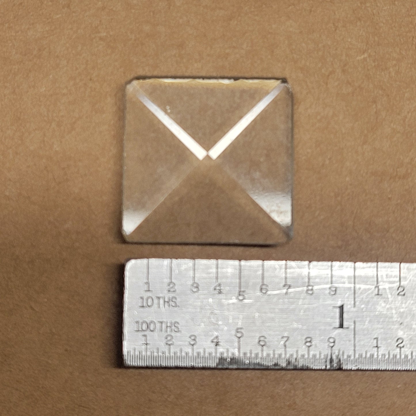 CLEARANCE ¾" Rectangle Bevel Glass Pack | 30 Pieces