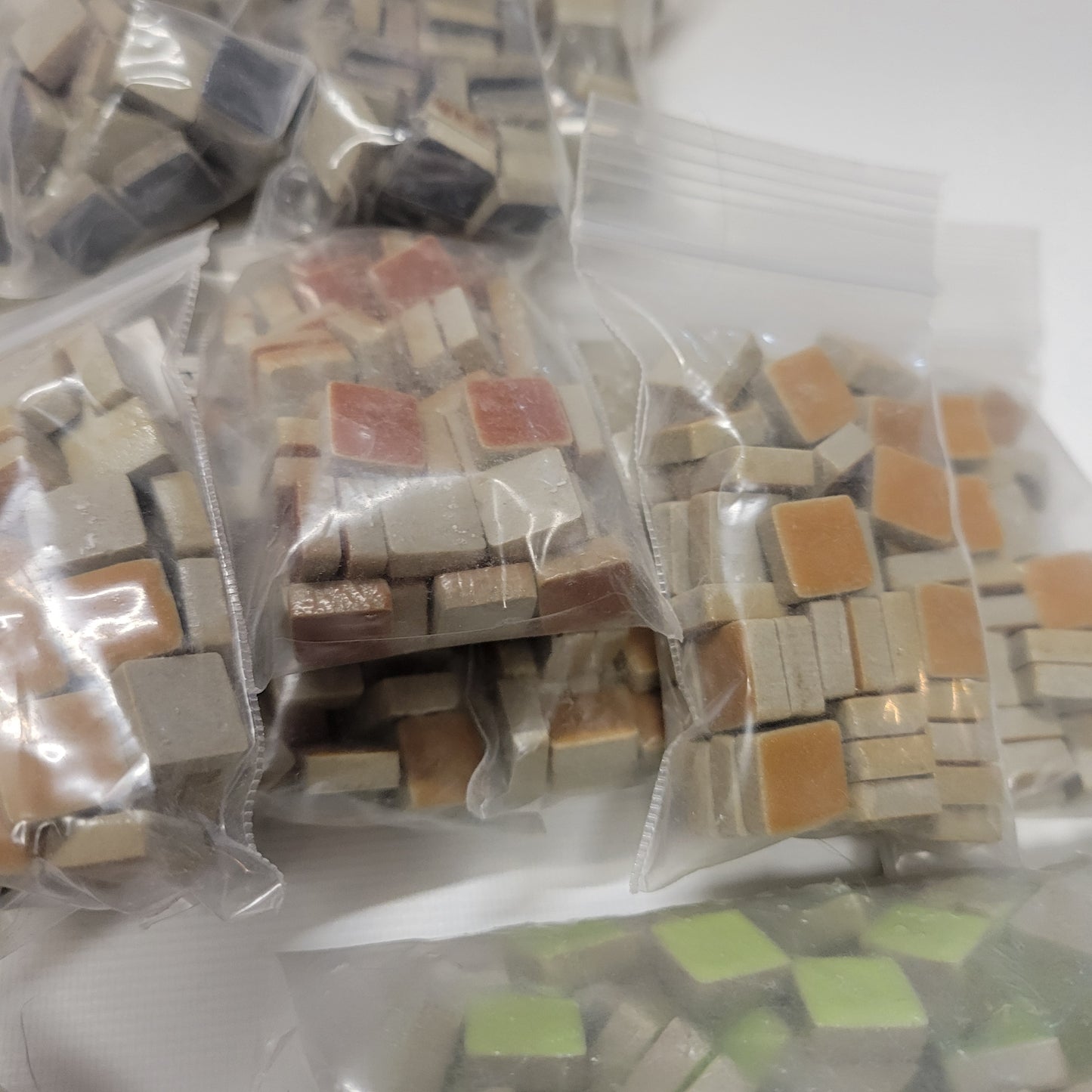 CLEARANCE 1" & Smaller Bulk Glass Tile Lot | Multicolor