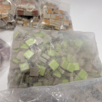 CLEARANCE 1" & Smaller Bulk Glass Tile Lot | Multicolor