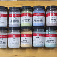 CLEARANCE 5 oz Glass Frit & Powder Lot | 10 Assorted Colors