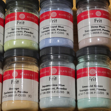 CLEARANCE 5 oz Glass Frit & Powder Lot | 10 Assorted Colors