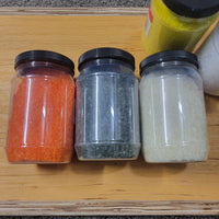 CLEARANCE 16 oz Glass Frit Jars Lot | 11 Assorted Colors